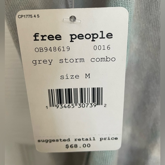 🧚‍♀️✨FREE PEOPLE Tie Dye V-Neck Size M - Picture 7 of 9